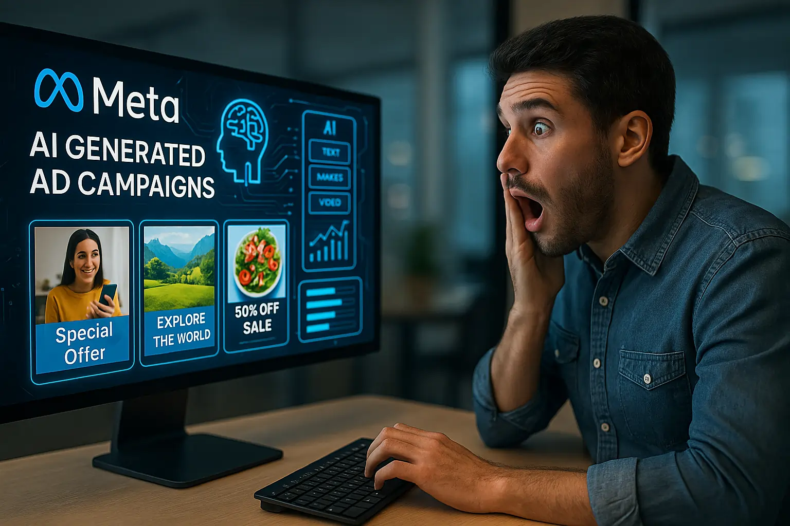 AI ads campaign